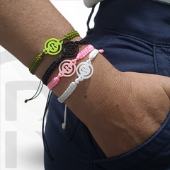 Pulsera ®eto ®osa RED FUTURO con diseño ajustable - Apoya a Grupo Reto Veracruz